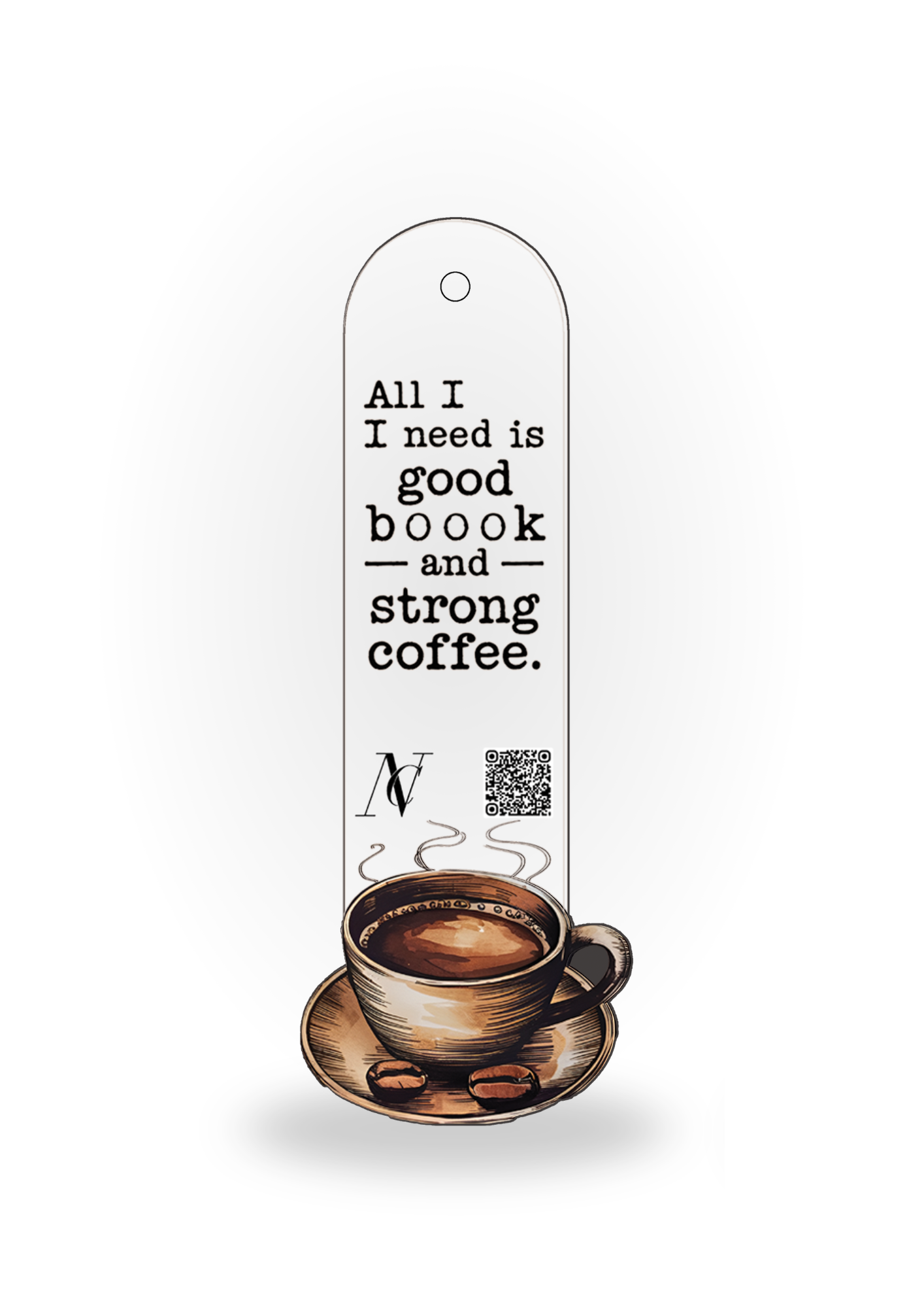 Book and Strong coffee