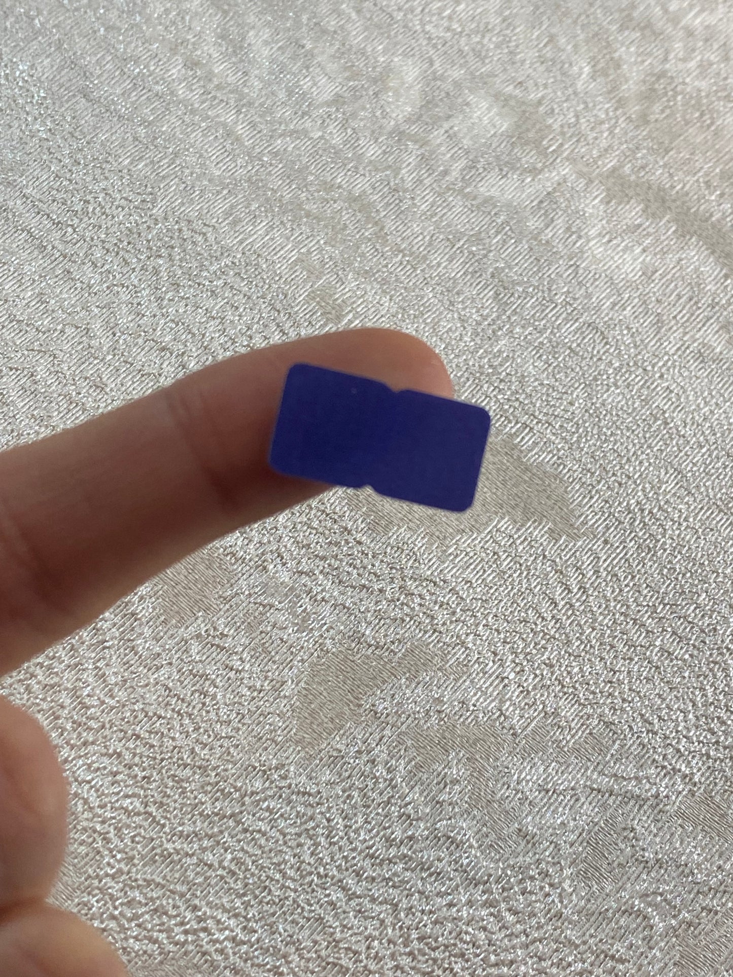 Plain Blue sticky taps