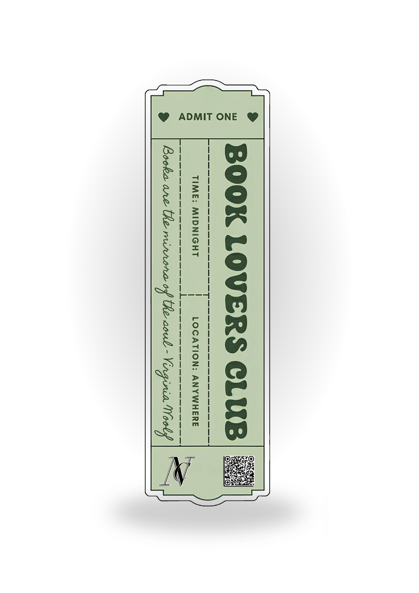 Book lovers ticket