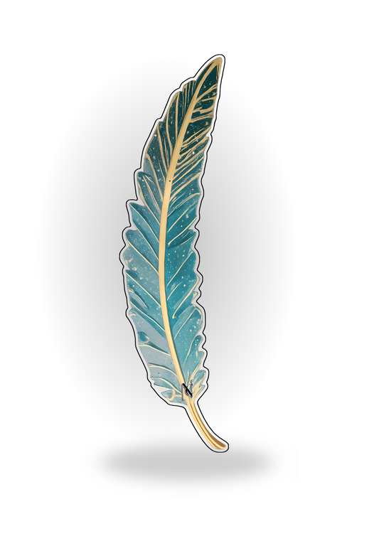 Blue feather